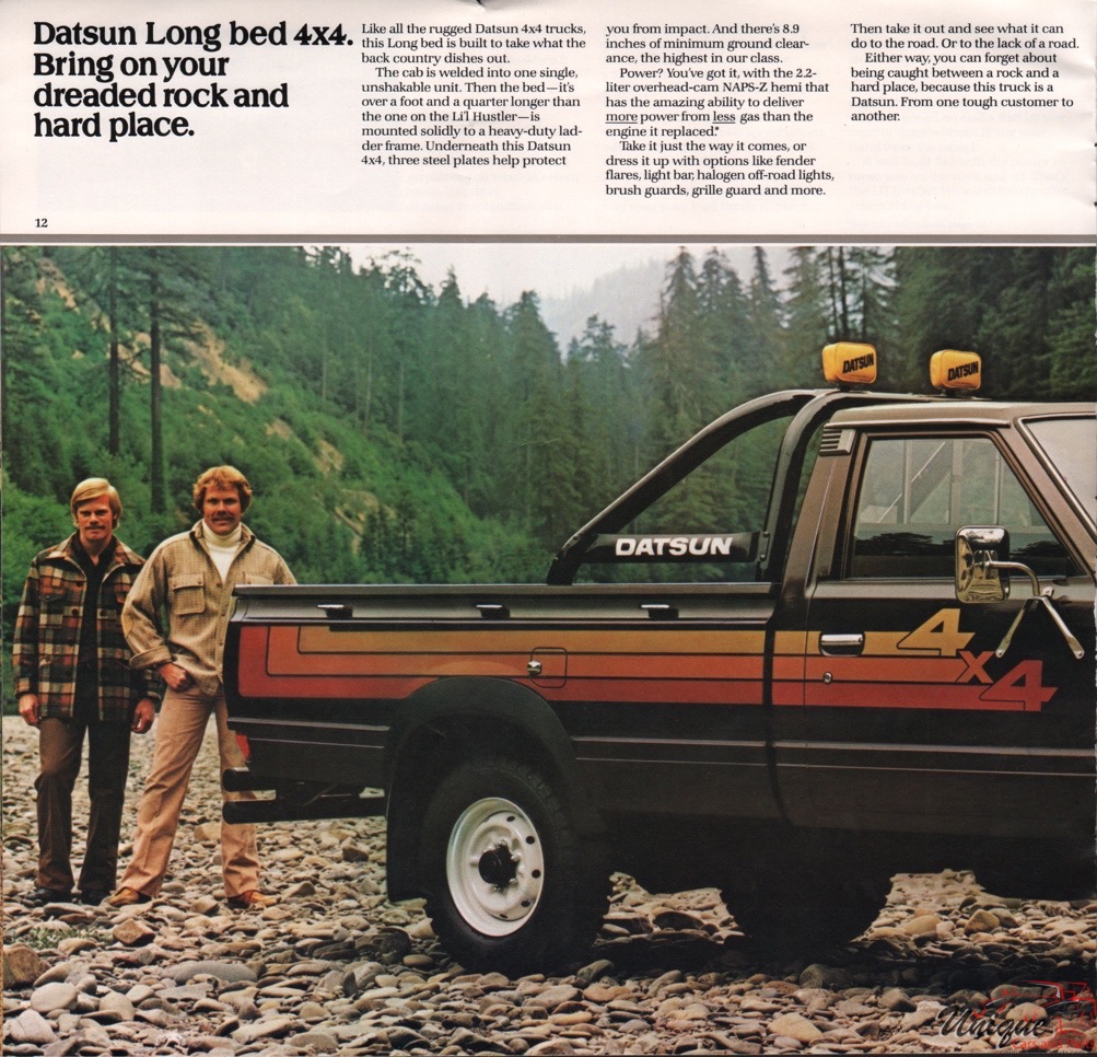1982 Datsun Trucks Brochure Page 3